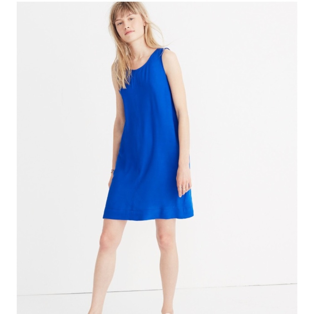 Madewell Lakeshore Button-Back Dress